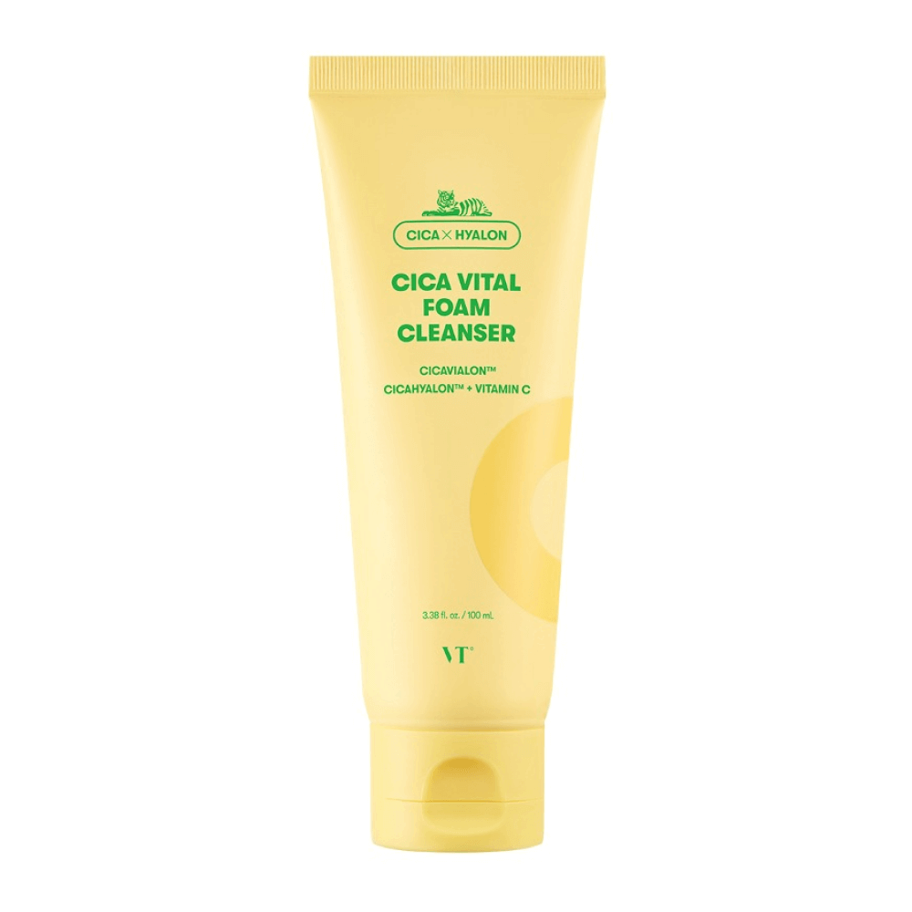 VT Cosmetics CICA Vital Foam Cleanser антиоксидантная пенка с витамином С