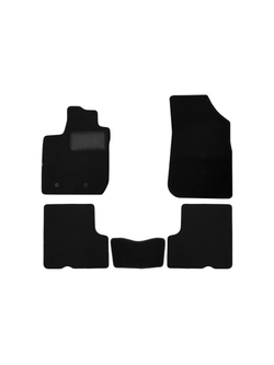 Коврики в салон для RENAULT Duster 2021-, кроссовер, 5 шт. (текстиль) KVR05.041.052.22110KH