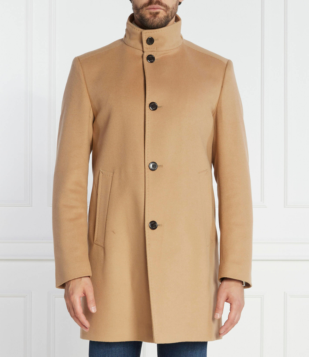 Хлопковое пальто Joop! - коричневый(30037689)