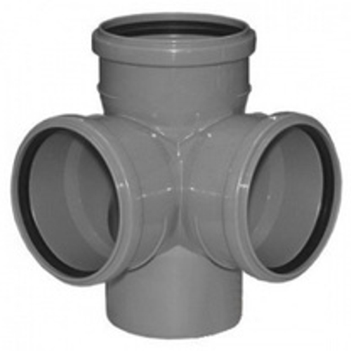 ПВХ Крестовина 2-х пл. Ф110х110х110*90 (8/1шт)