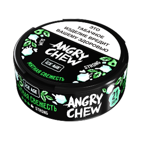 Angry Chew Slim Strong 10гр. Жевательный табак с ароматом мятной свежести (М)
