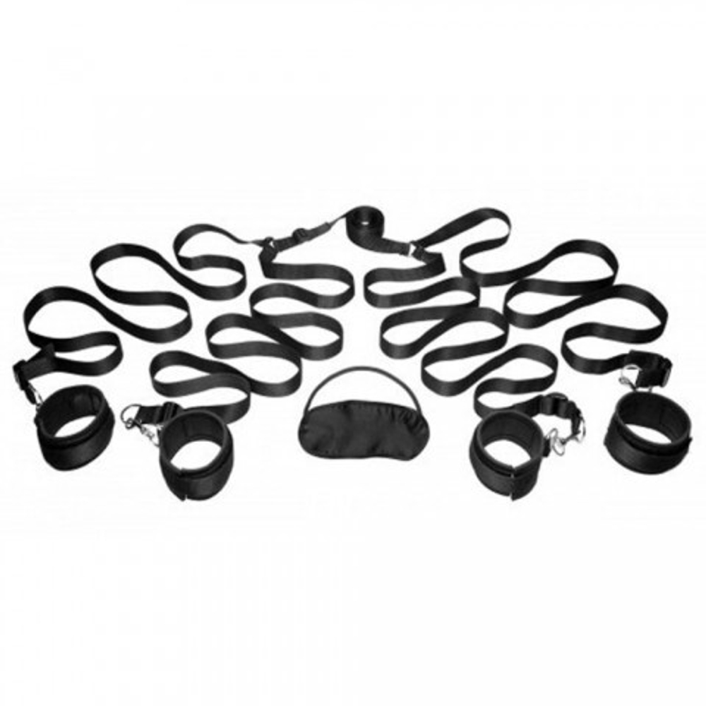 Бондаж для фиксации на кровати Frisky Bedroom Restraint Kit, черный