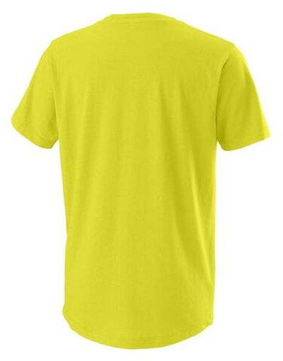 Футболка для мальчика теннисная Wilson Planetary Tech Tee B - sulphur spring