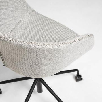 Офисное поворотное кресло Yvette светло-серое