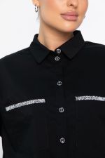 Рубашка Аристократка (черная) Б14440-10М LT Collection
