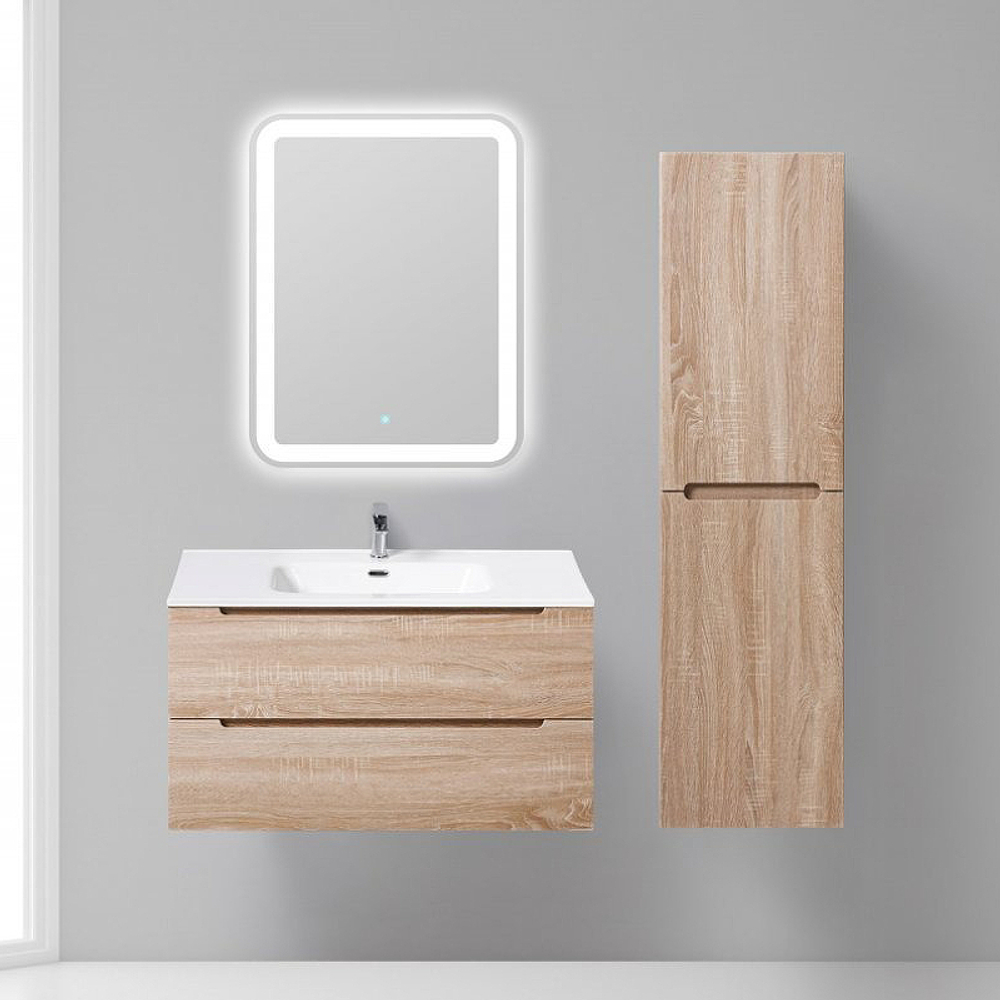Тумба под раковину BelBagno Etna 90 ETNA-900-2C-SO-WO-P подвесная Rovere Bianco