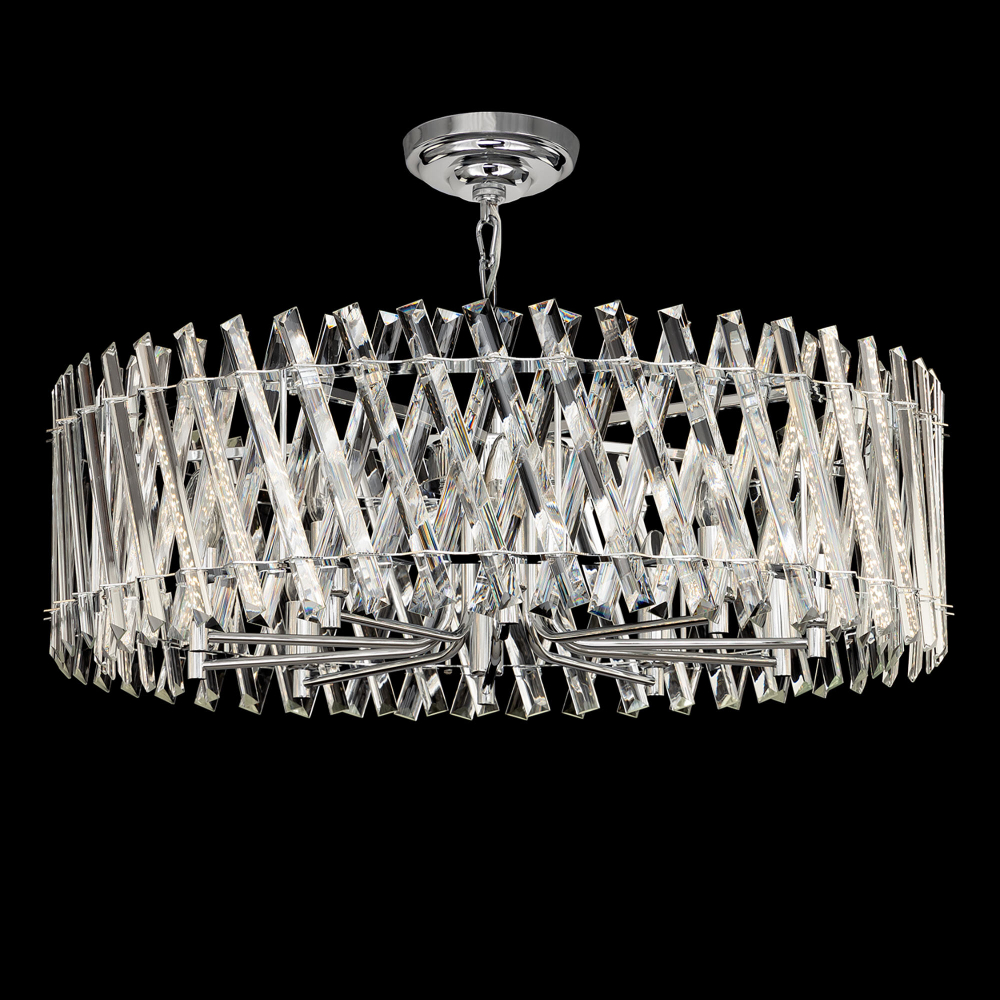 Citilux Ингвар CL334291 Люстра подвесная хрустальная Хром