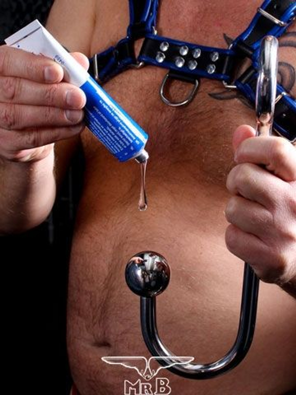 Анальный крюк для бондажа Bondage Hook - 30 см. (Цвет: серебро)