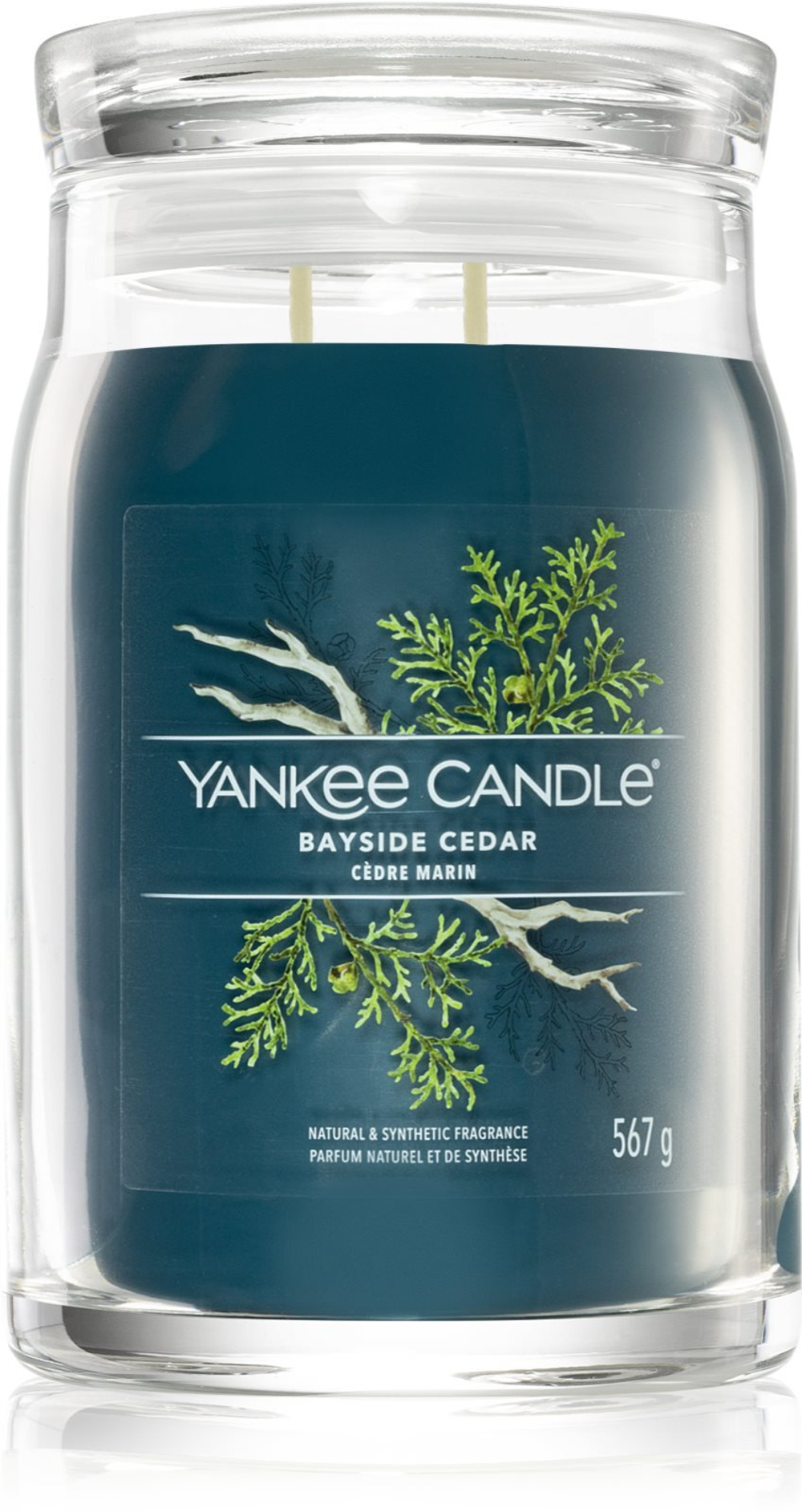 Yankee Candle Bayside Cedar - I. Фирменная ароматическая свеча /   567  g  / GTIN 5038581129358