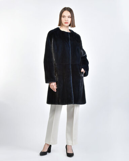 Шуба из меха норки