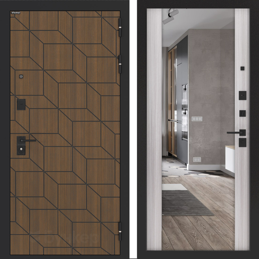 Дверь Входная Бункер BN-03 ФЛЗ-1 Сандал белый, металлическая