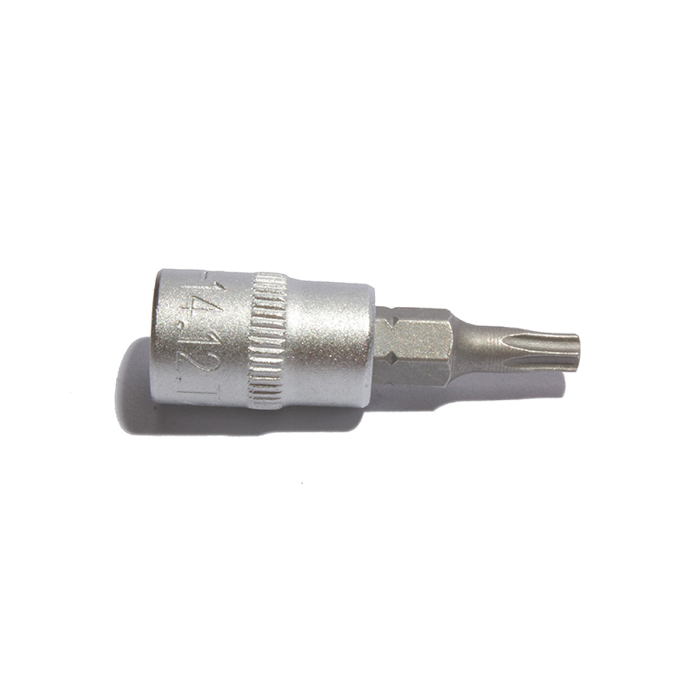 Торцевая головка короткая с битой 1/4" T20, СТАНКОИМПОРТ, CS-14.12.T20