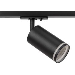 Трековый светильник однофазный ЭРА TR52-GU10 BK под лампу GU10 матовый черный