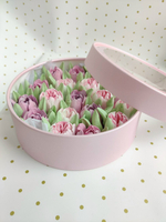Коробка «Махровые Тюльпаны» 21 см