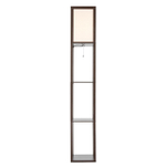 8090/1F COMFI LN25 361 кофейный/белый, дерево/текстиль Торшер Е27 1*60W 220V PRACTIC