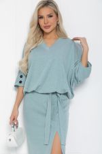 Платье Вэнсдей (мята) П12578-4 LT Collection