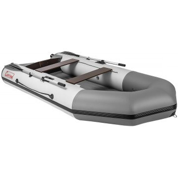 Лодка Тонар Капитан A330 (надувное дно) бело-серый