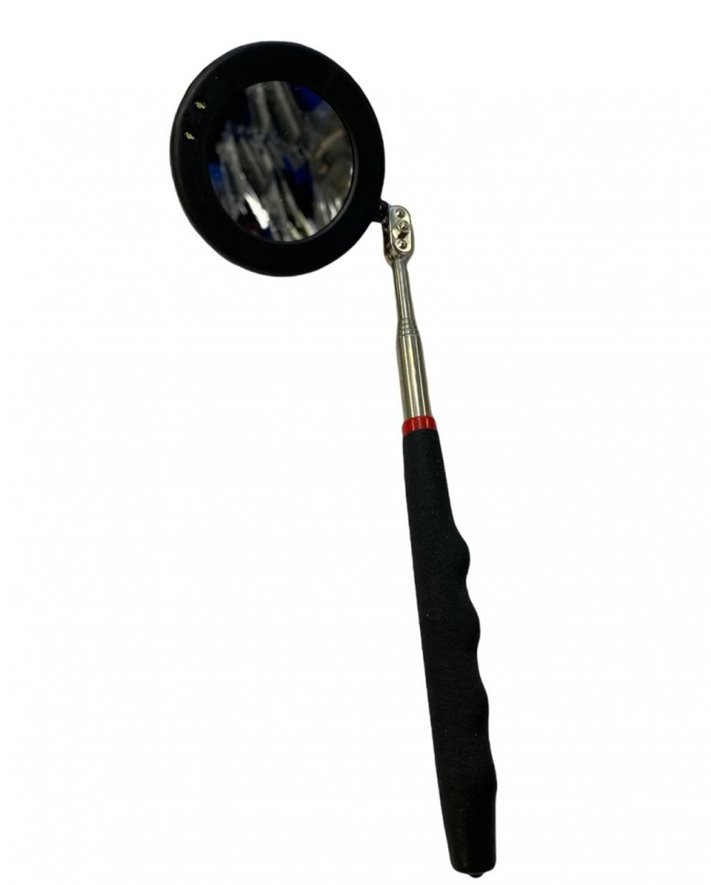 Зеркало для осмотра с телескопической ручкой и светодиодом, модель: QJ.IM -30 (HZ 22.3.004), horex