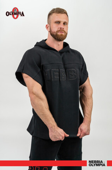 Толстовка без рукавов HOODED T-SHIRT GYM RAG TOP CHAMPION 706 Черная