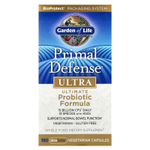 Garden of Life, Primal Defense, Ultra, универсальная пробиотическая формула, 180 вегетарианских капсул UltraZorbe