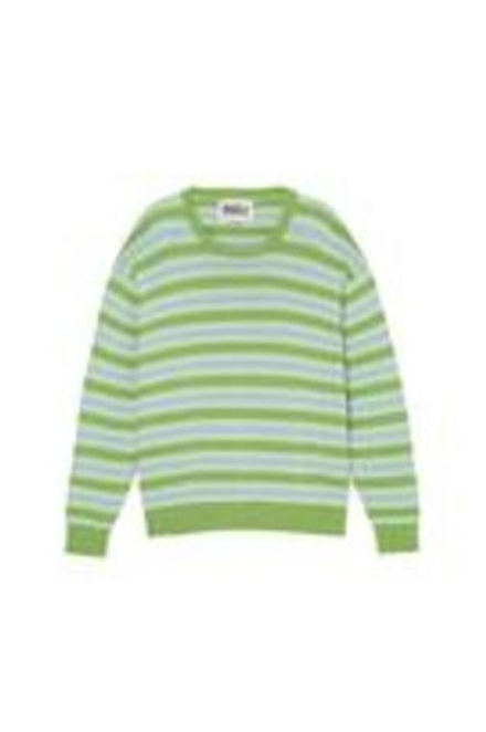 ZARA X BENITO ANTONIO СВИТЕР ИЗ СМЕСОВОГО ХЛОПКА, ЗЕЛЕНЫЙ