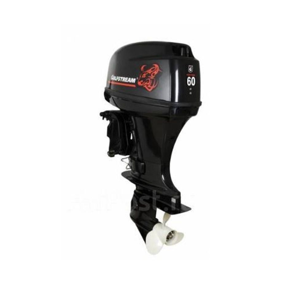 Лодочный мотор гольфстрим (golfstream) t 60 (afwl-t) (849 см3, дистанция, эл.запуск и тросы, подъемник) 2-х тактный