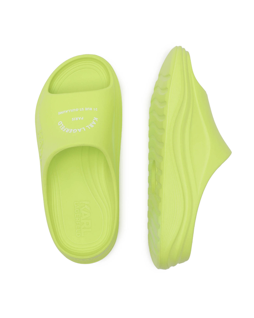 Шлепанцы SKOONA Maison Karl Karl Lagerfeld - лимонный(KL75008)