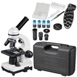 Микроскоп Bresser Junior Biolux SEL 40-1600x, белый, в кейсе