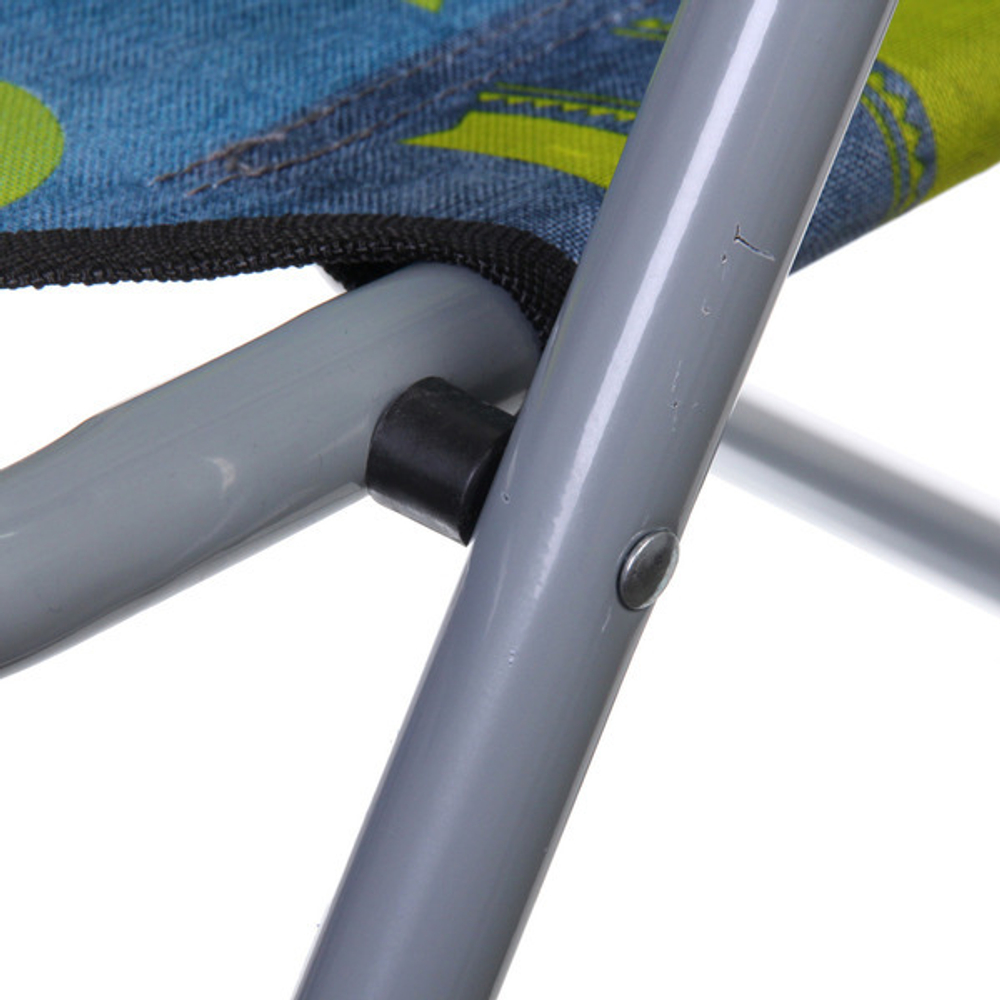 Кресло складное с подлокотниками Джинс 1608-GGR, 55*71*95 см, ДоброСад