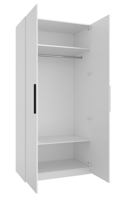 Шкаф для одежды, шкаф, Даллас, белый 80-694