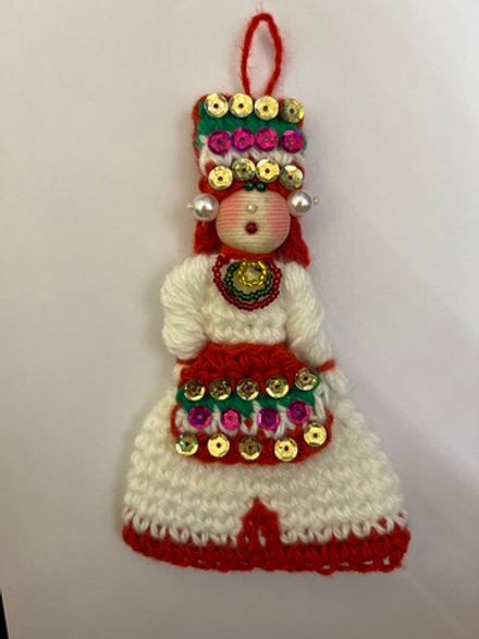 Мордовский сувенир "Мордовочка" вяз. (Бакаева)