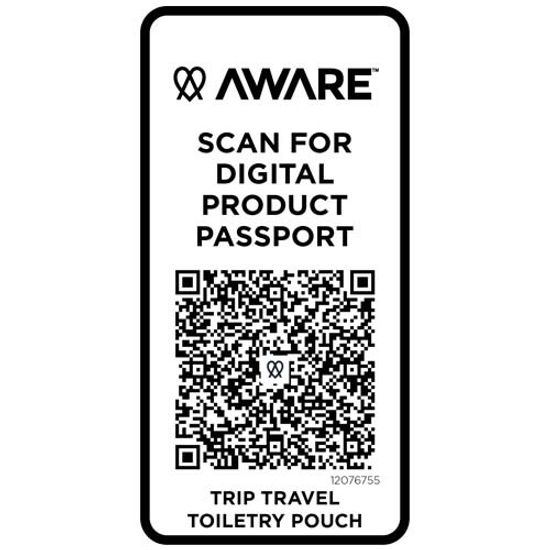 Trip Aware™ дорожная косметичка из переработанного материала 2 л