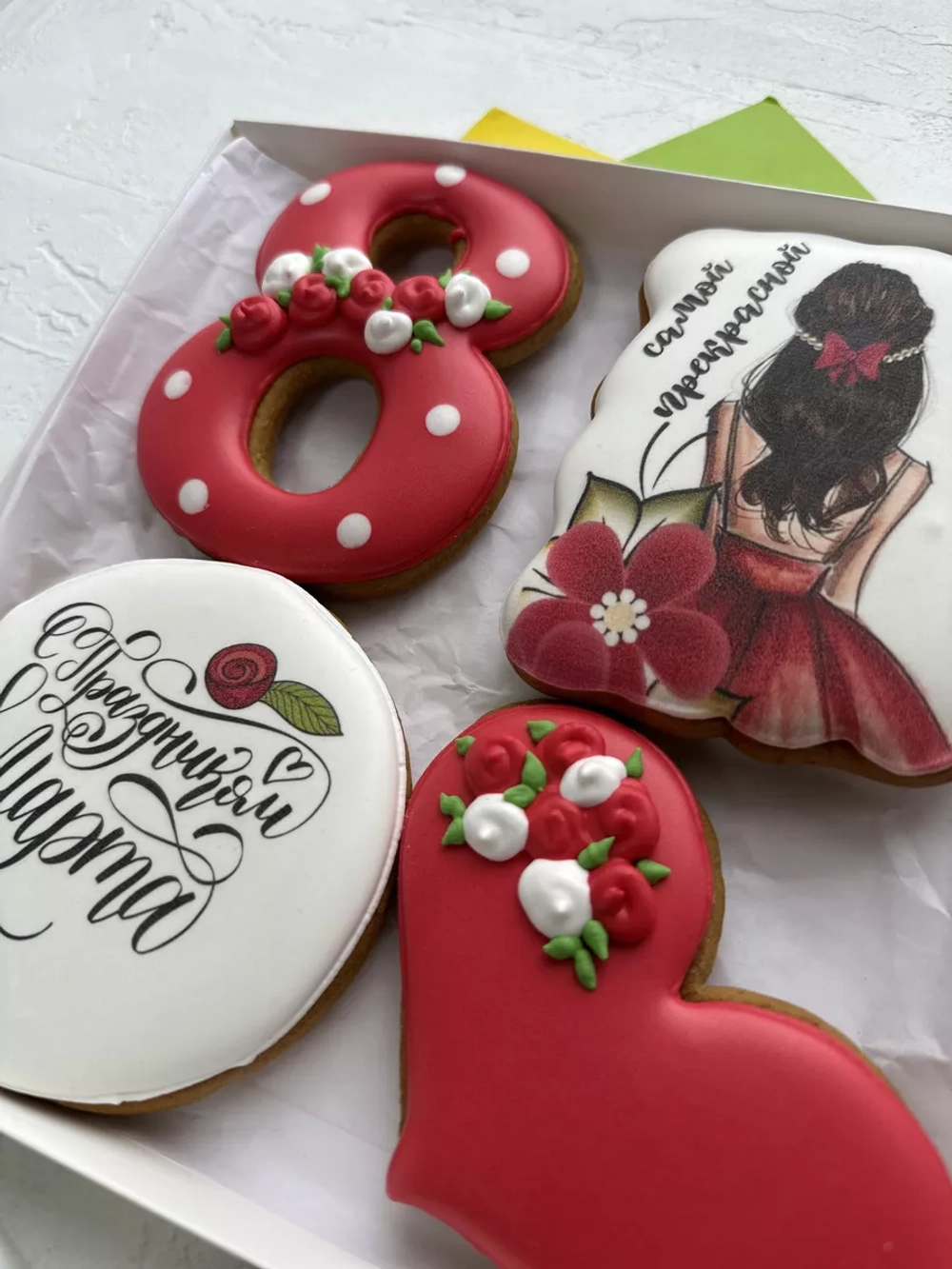 Имбирные пряники на 8 марта вкусный подарок