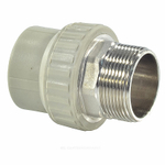 Муфта PP-R комбинированная серая Дн 40х1 1/2" НР под ключ VALFEX 10135240Г