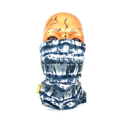 Бафф-Buff-Бандана теплая Полосы серо-белые