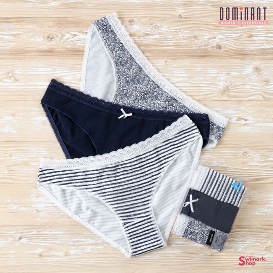 Трусики женские DOMINANT 39750-5, BIKINI, 3 шт. в уп.