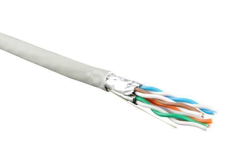 Кабель витая пара Hyperline UFTP4-C6-P26-IN-LSZH-GY-500