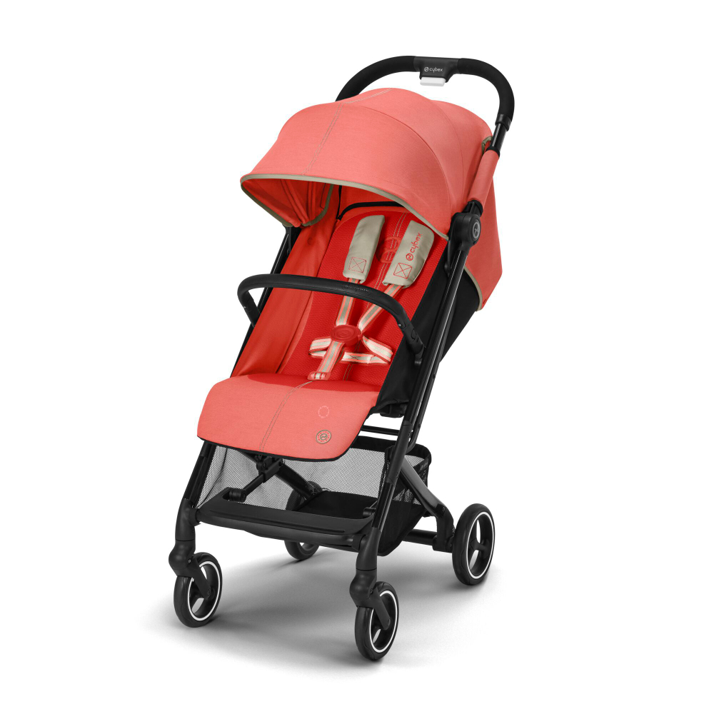 Cybex Прогулочная коляска Beezy Hibiscus Red с дождевиком и бампером