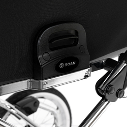 Детская коляска Roan Bass Next Classic d14 2.0 2 в 1 BSNC/95/2 Caviar/Black/руч.Cappuccino