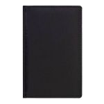 Книжка алф. А5- 133х202 мм 96 л. лин. КОРСИКА 7БЦ т.-син. полиурет.обл. вырубка