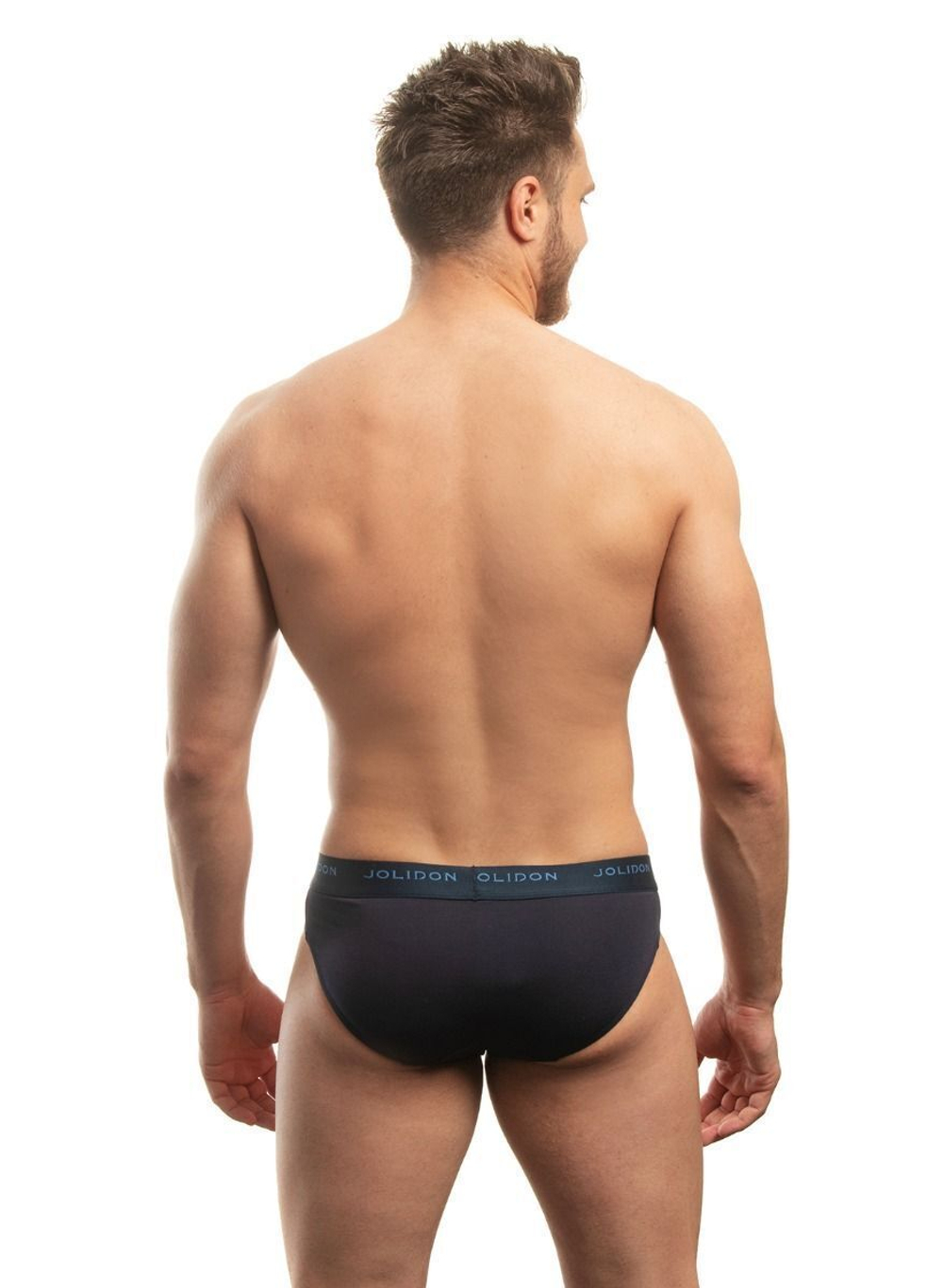 Мужские трусы-слипы с брендированной резинкой (Размер: L) (Цвет: белый)