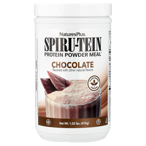 NaturesPlus, Spiru-Tein®, протеиновый порошок, со вкусом шоколада, 476 г (1,05 фунта)