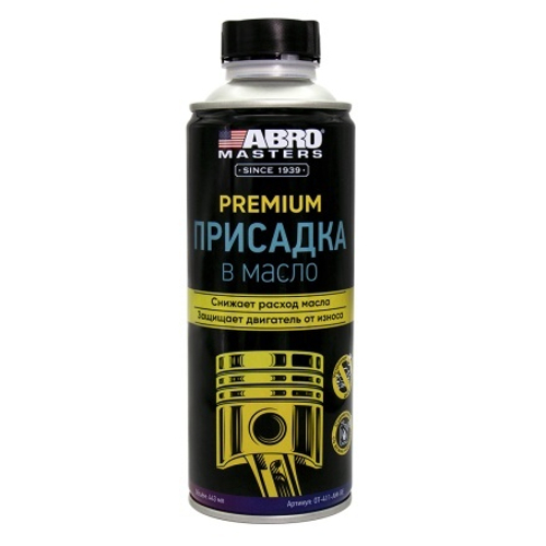 Присадка в масло ABRO Премиум бензин+дизель (443мл)