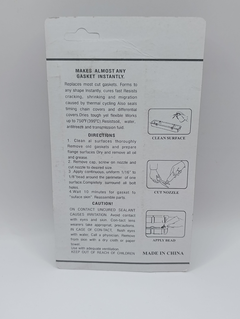 Герметик прокладок серый 85г Asmacd 999