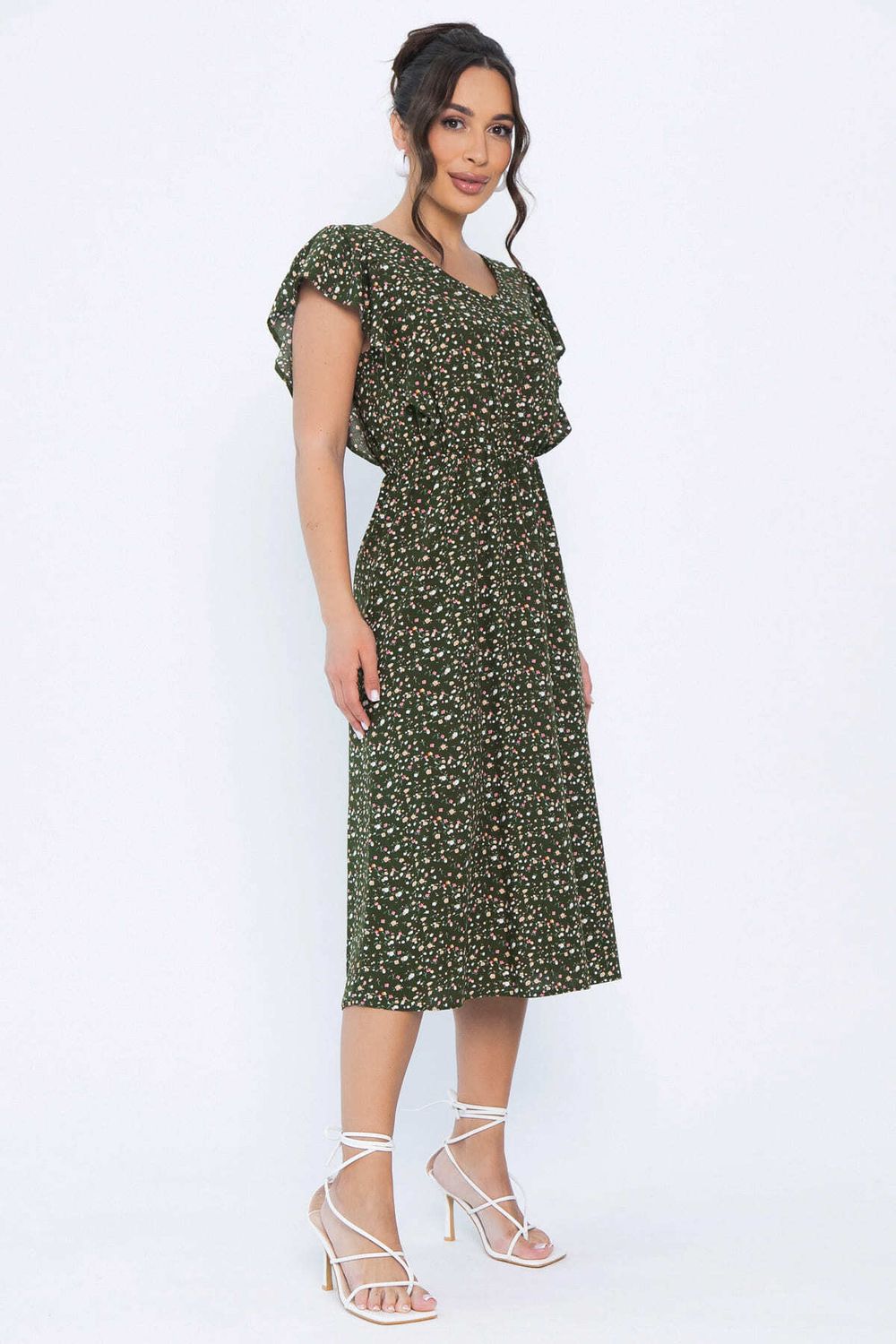 Платье Айлана (темно-зеленое) П13934-35М LT Collection