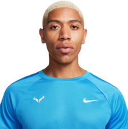 Мужская теннисная футболка Nike Rafa Challenger Dri-Fit Tennis Top - light photo blue/white