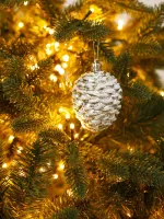 Елка с гирляндой «Барокко» (Литая+пвх) 120 см / 1,2 м