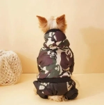 Комбинезон зимний для собак мелких и средних пород «BRO Style», камуфляж, р M