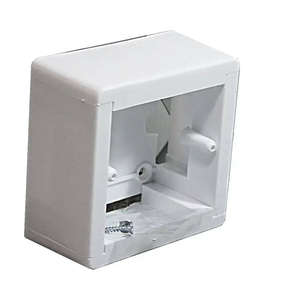 Коробка установочная для наружного монтажа терморегуляторов. розеток, выключателей, 1 шт