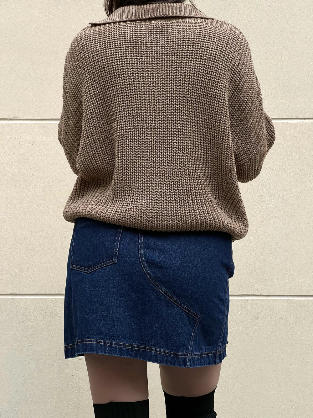 Юбка Сдвиг, цвет Синий